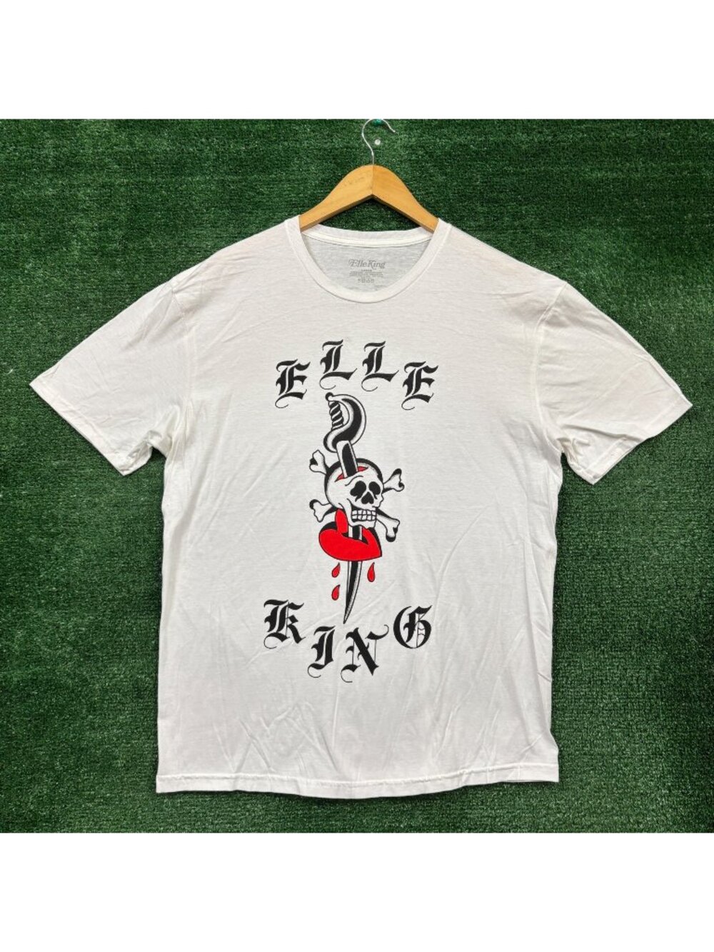 Elle King Skull and Dagger Concert A-FREAKIN-MEN Tour T-Shirt Size Large